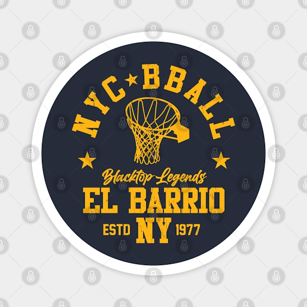 EL BARRIO BBALL Magnet by LILNAYSHUNZ